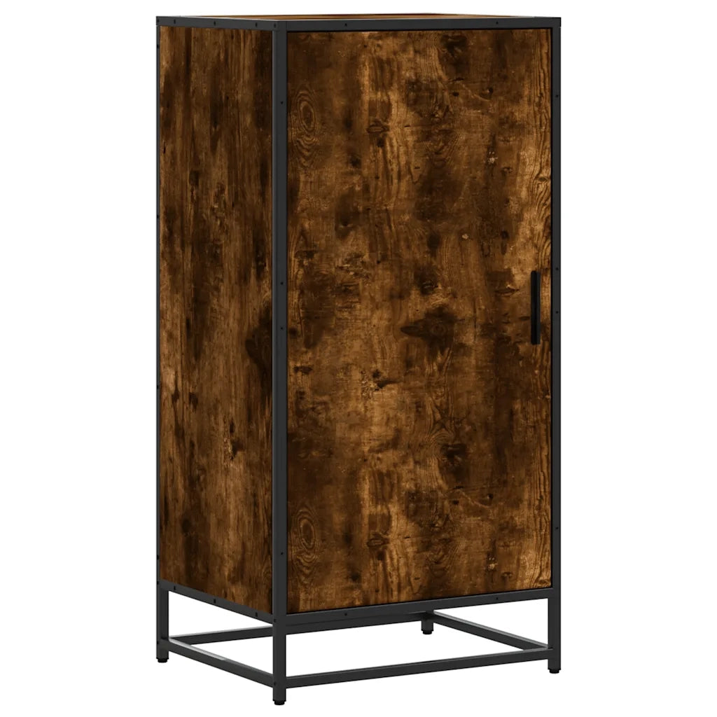 Scarpiera | Mobile per scarpe Rovere Fumo 48x38x97,5 cm in Legno Multistrato