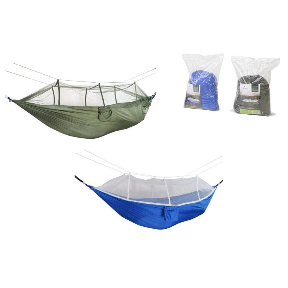 Trade Shop - Amaca Con Zanzariera Rete Ultraleggera Tenda Altalena Escursioni Campeggio Viaggio 016566 -