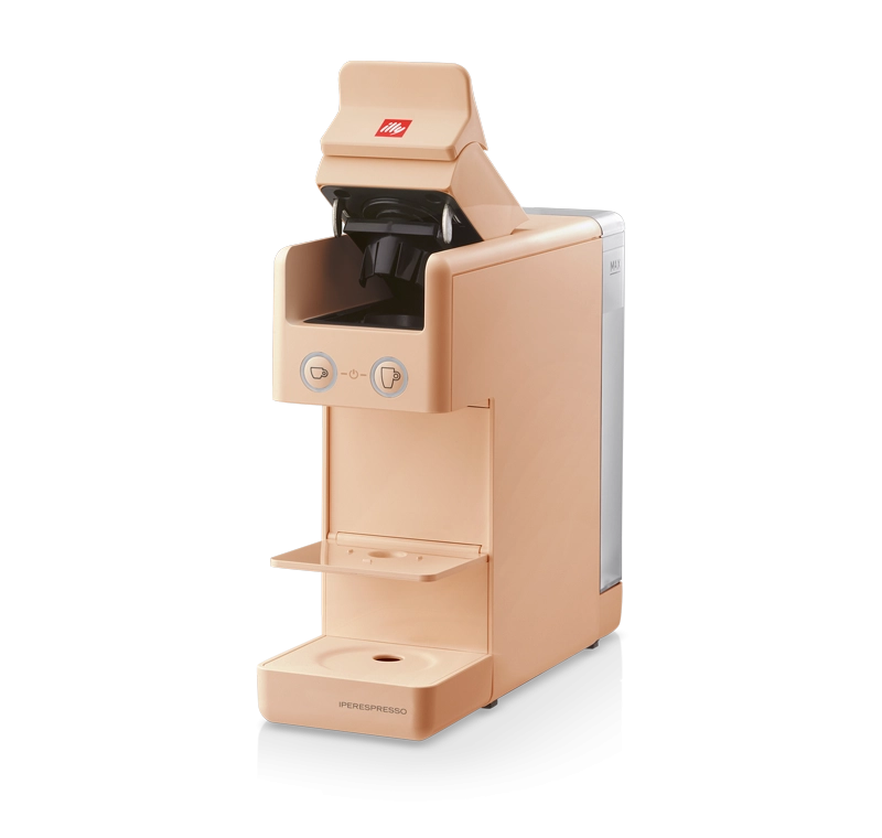 Illy macchina da caffè iperespresso a capsule modello y3.3 colore arancione