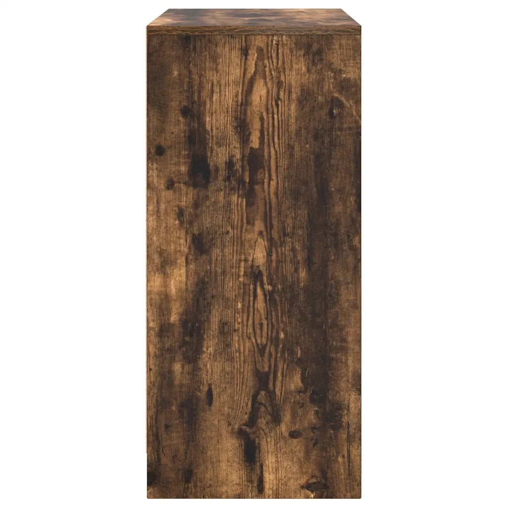 vidaXL Scarpiera Rovere Fumo 57x34x76 cm in Legno Multistrato