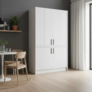 Cucina a scomparsa completa di elettrodomestici Fold bianco 125