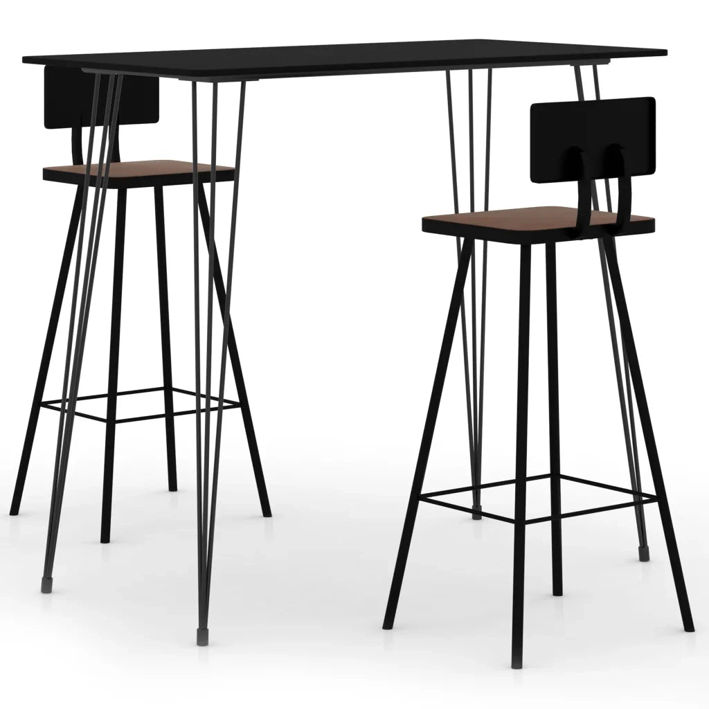 Set da Bar 3 pz Nero cod mxl 20566