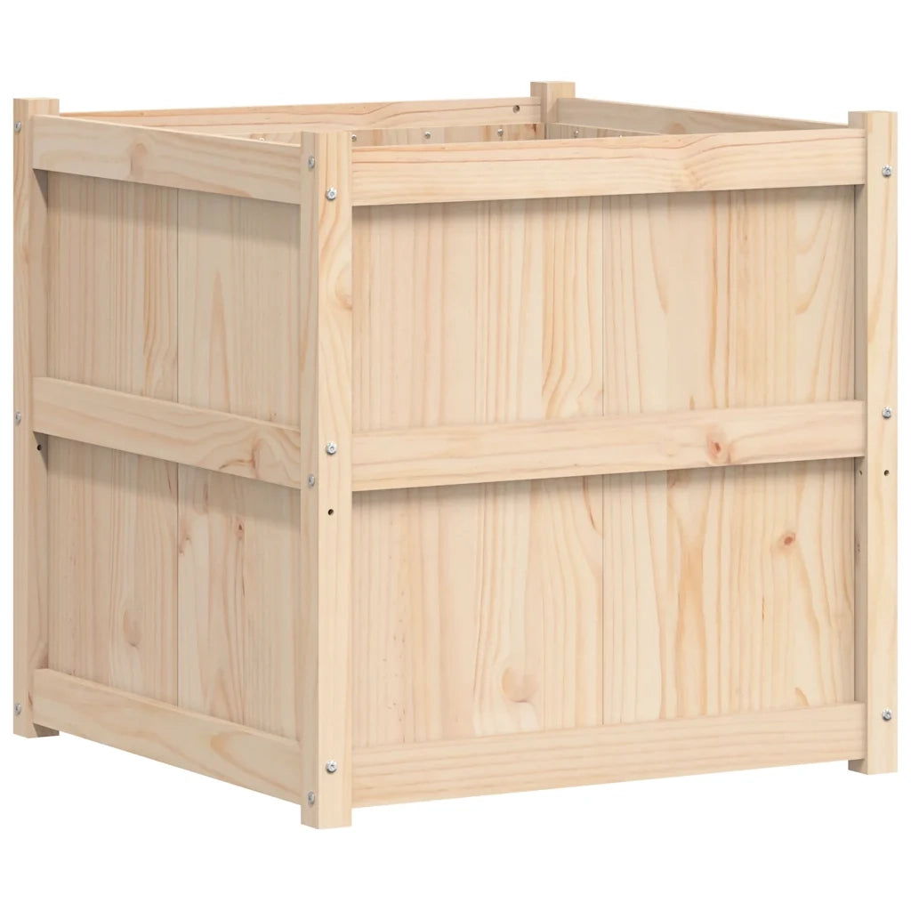Fioriera da Giardino 70x70x70 cm in Legno Massello di Pinocod mxl 84612