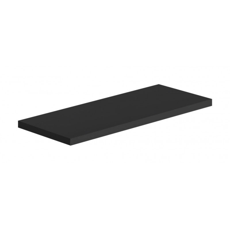 Mensola da Muro, Scaffale Legno, Mensola da Parete, Nero, 36x15,5x1,8 cm - Smart