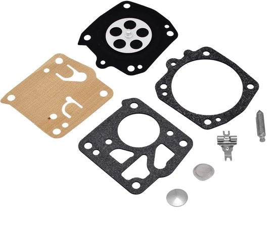 Set di riparazione carburatore per Husqvarna 61/266/268/272/281/288 - Set di sincronizzazione carburatore - Set di regolazione carburatore - Incluso kit in confezione