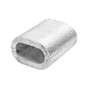 Ghiera in alluminio / boccola a pressione per cavo del verricello da 16 mm