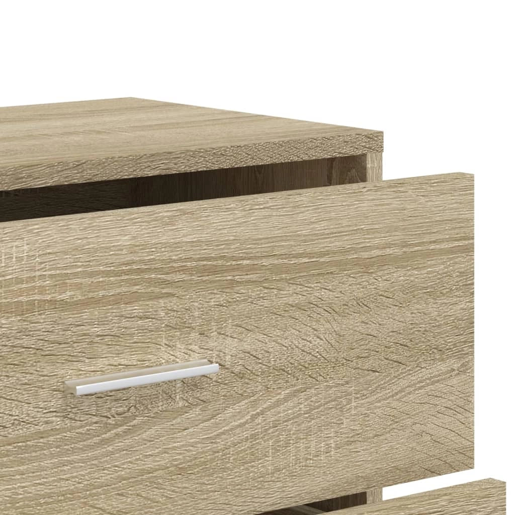 Buffet credenza cassettiera armadio mobile contenitore organizer per cucina soggiorno salotti 3 pezzi rovere Sonoma 60 x 31 x 84 cm legno ingegnerizzato marrone 02_0037096