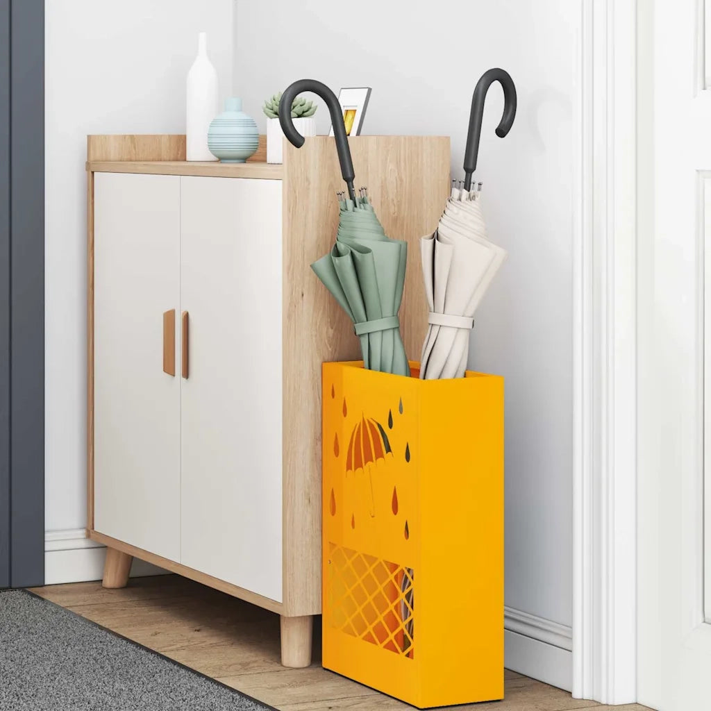 Supporto per Ombrellone giallo senape 28 x 12 x 41 cm Acciaio CFW3469697