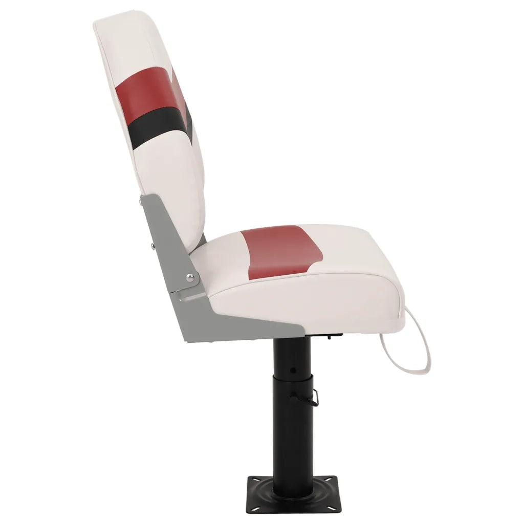 vidaXL Set Sedile da Barca Pieghevole 4 pz con Schienale Alto
