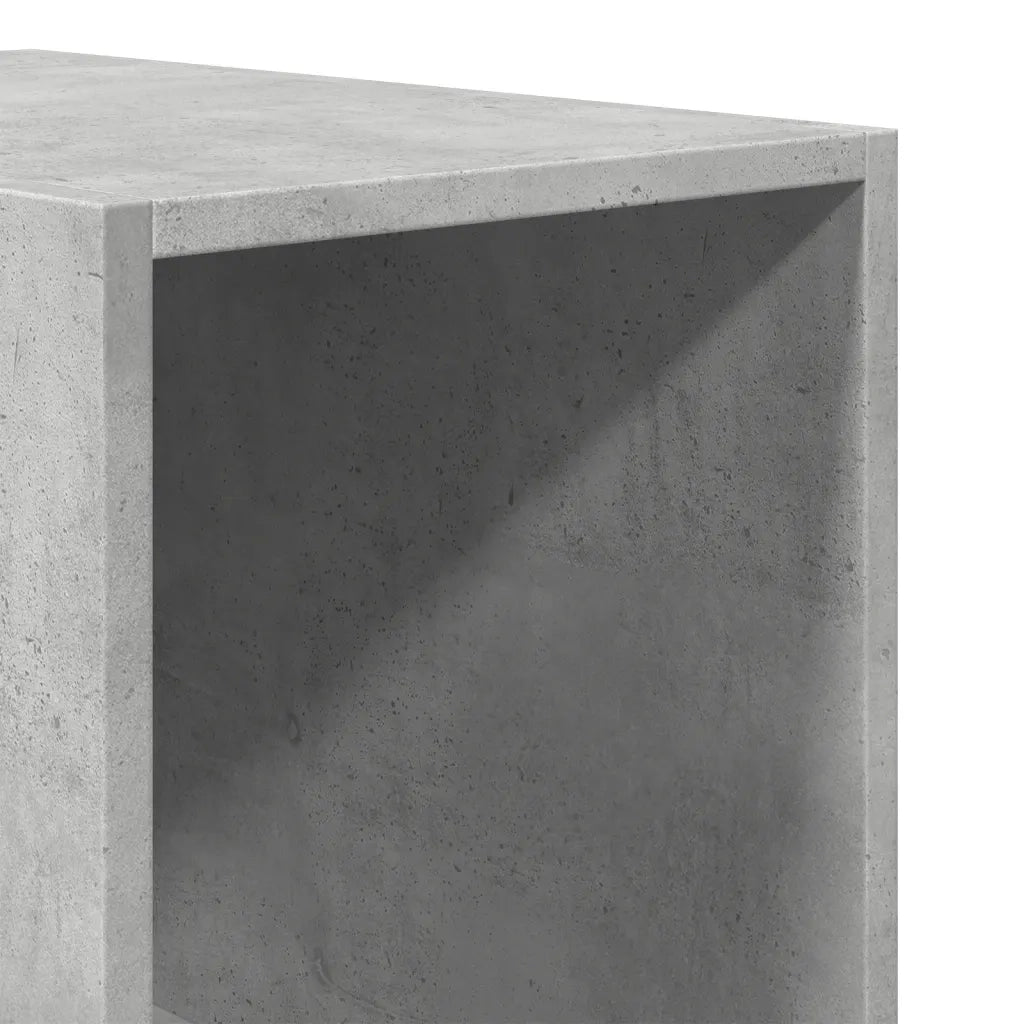 vidaXL Armadio Grigio Cemento 30x50x200 cm in Legno tecnico