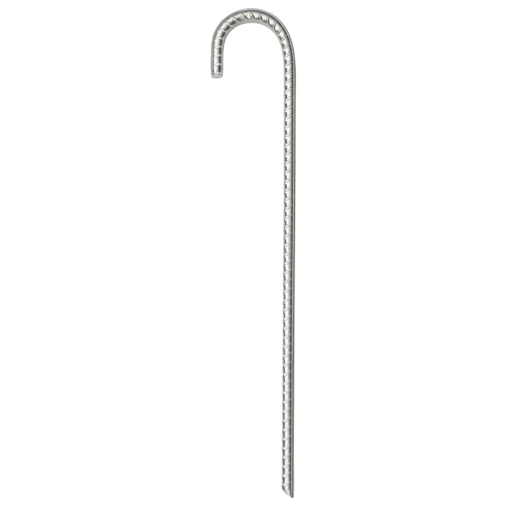 Picchetti per Tenda 6 pz 37 cm Ø10 mm in Acciaio Zincato 4009341