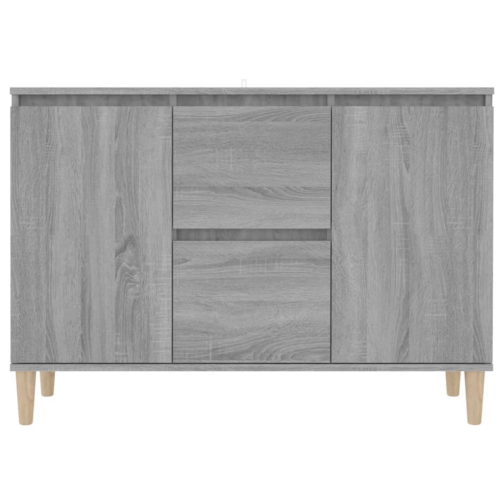 Buffet credenza cassettiera armadio mobile contenitore organizer cucina soggiorno salotto Sonoma 101 x 35 x 70 cm legno ingegnerizzato grigio 02_0036265