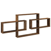 Scaffale da parete Legno antico 130 x 10 x 50 cm 8012458