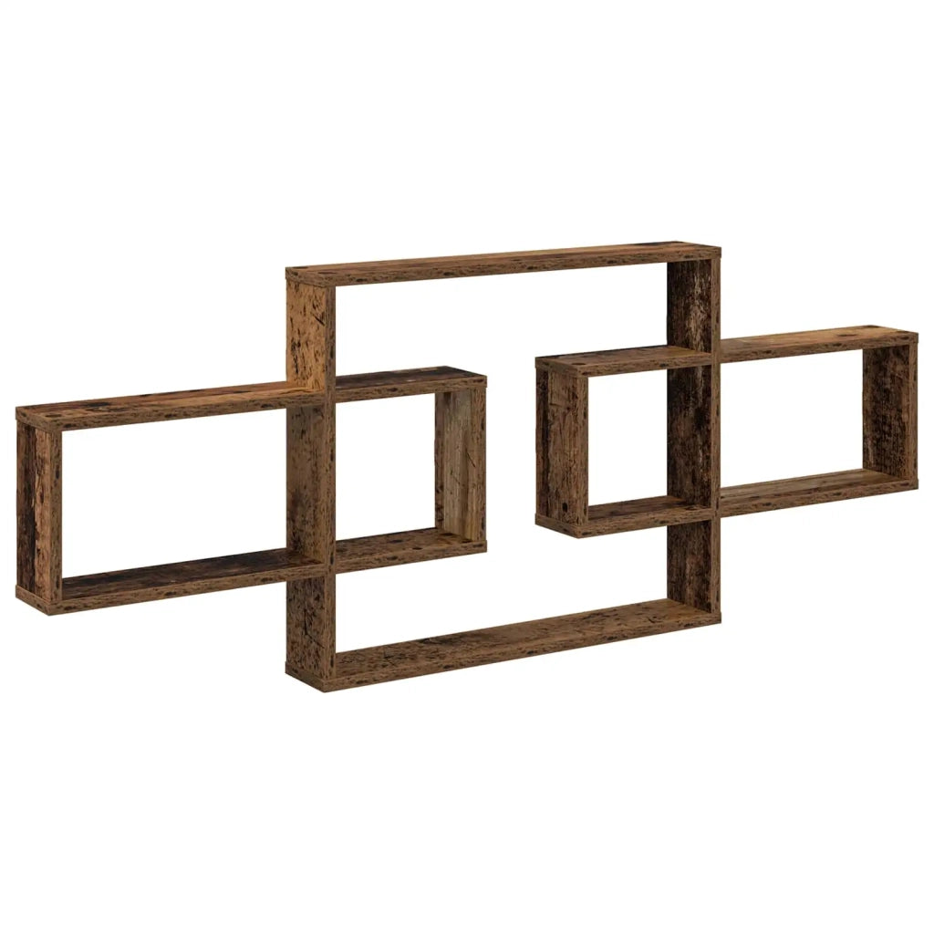 Scaffale da parete Legno antico 130 x 10 x 50 cm 8012458