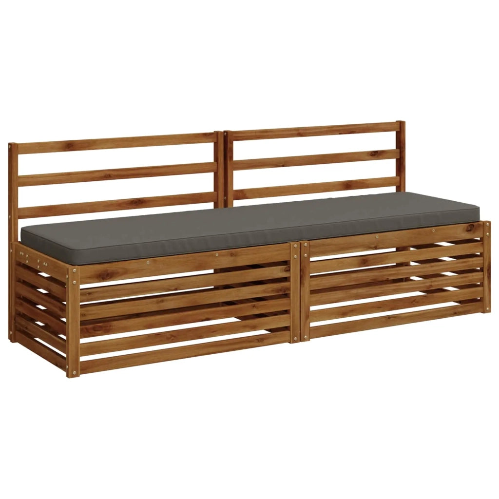 Cuscino per Panchina a 1 Pezzo VUGHT 100% Poliestere Grigio 952174