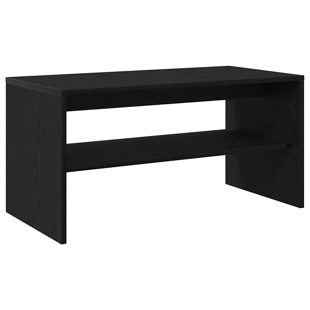Mobile Porta TV Rovere Nero 80x40x40 cm in Legno Multistrato 859110