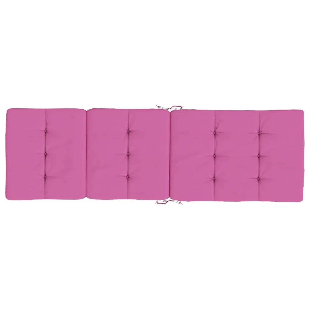 Cuscini per Sedia a Sdraio 2 pz Rosa in Tessuto Oxford 362004