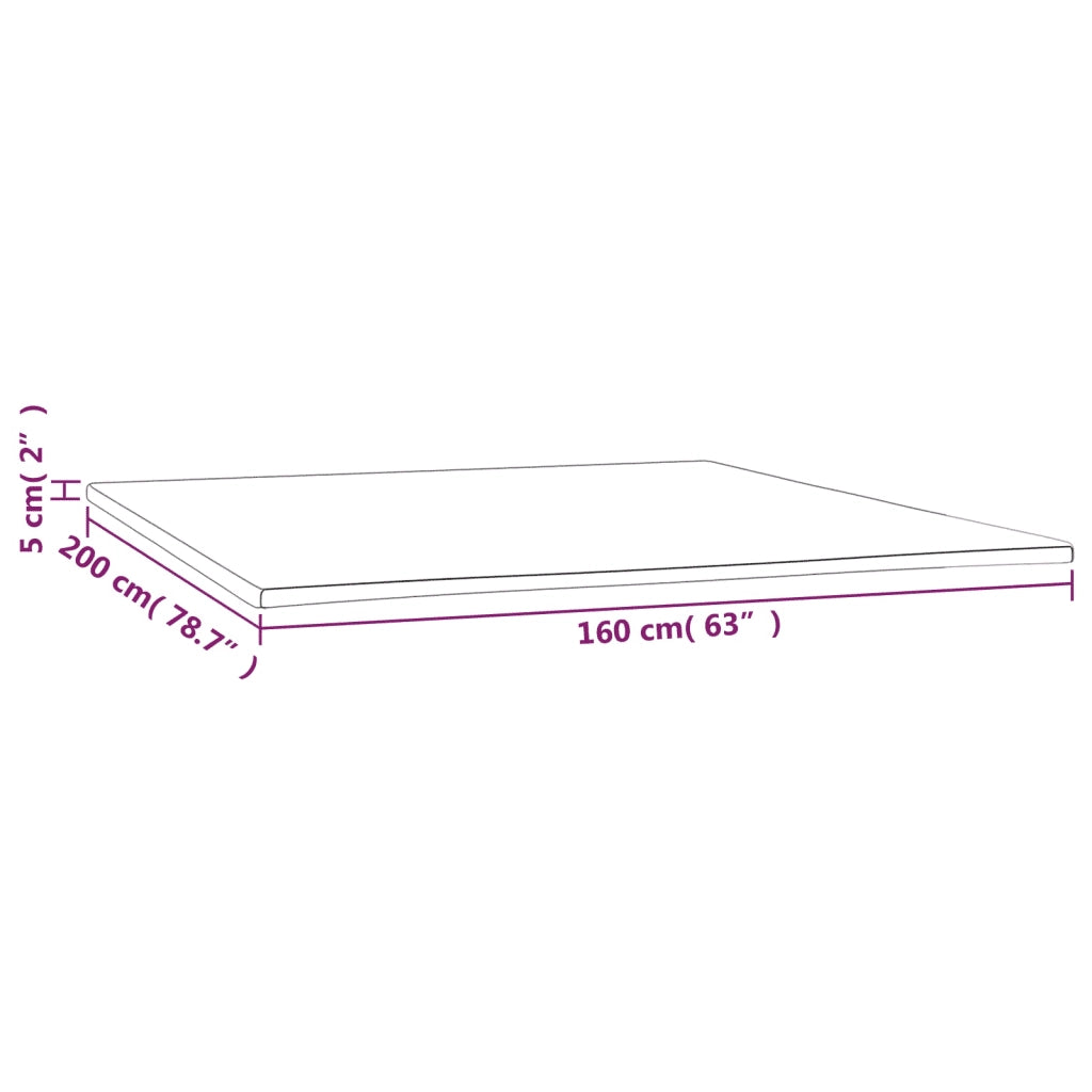 Coprimaterasso 160x200x5 cm CFW4983098