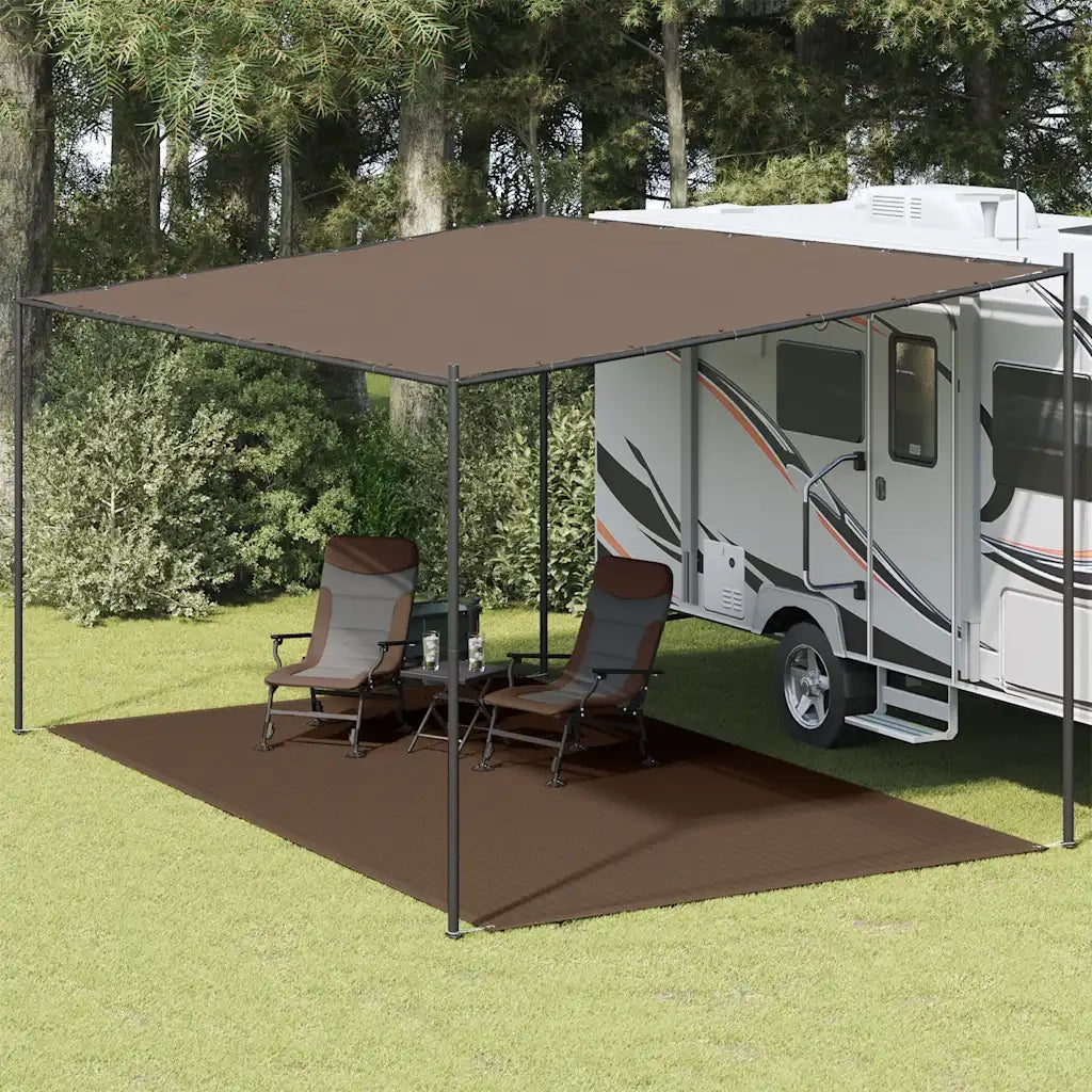 Tappeto da Tenda 300x600 cm Marrone 310810