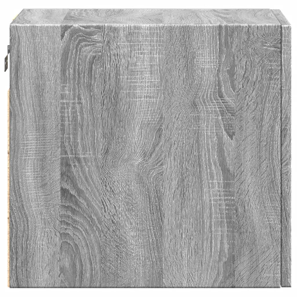 vidaXL Mobile a Parete Grigio Sonoma 30x42,5x40cm in Legno Multistrato