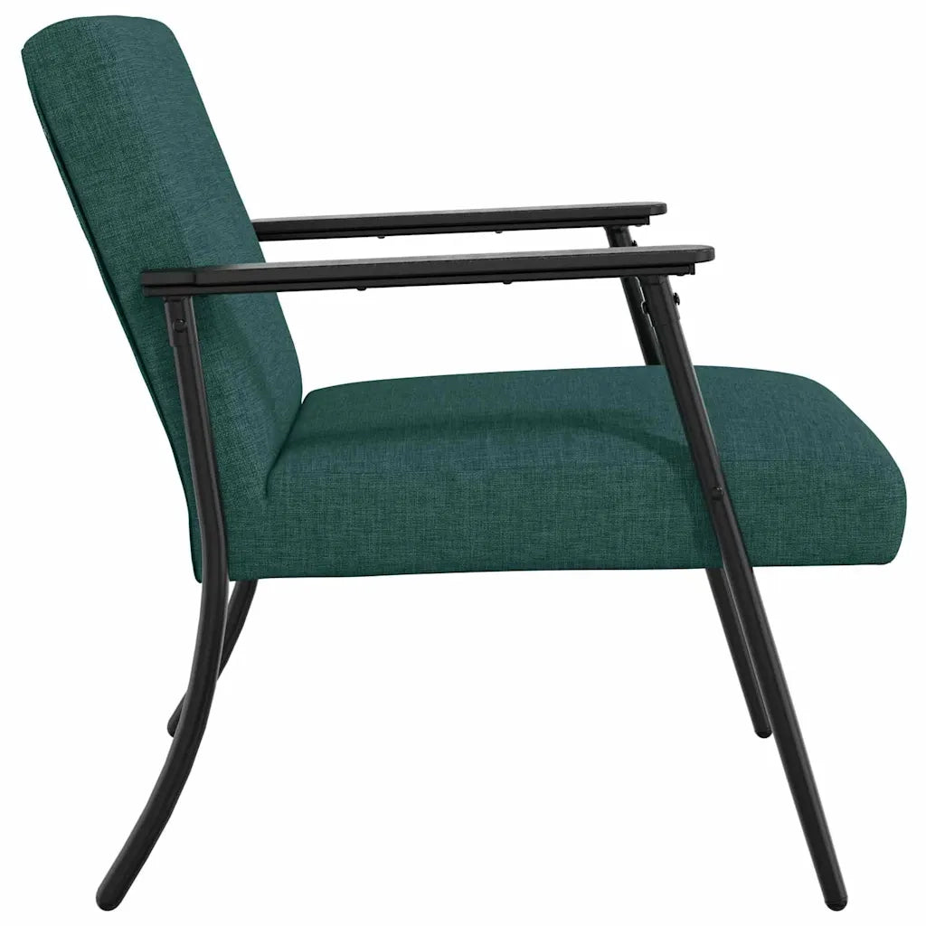poltrona Verde Scuro Tessuto