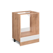Vicco Mobile per forno da incasso Bianco lucido 60 cm senza piano di lavoro