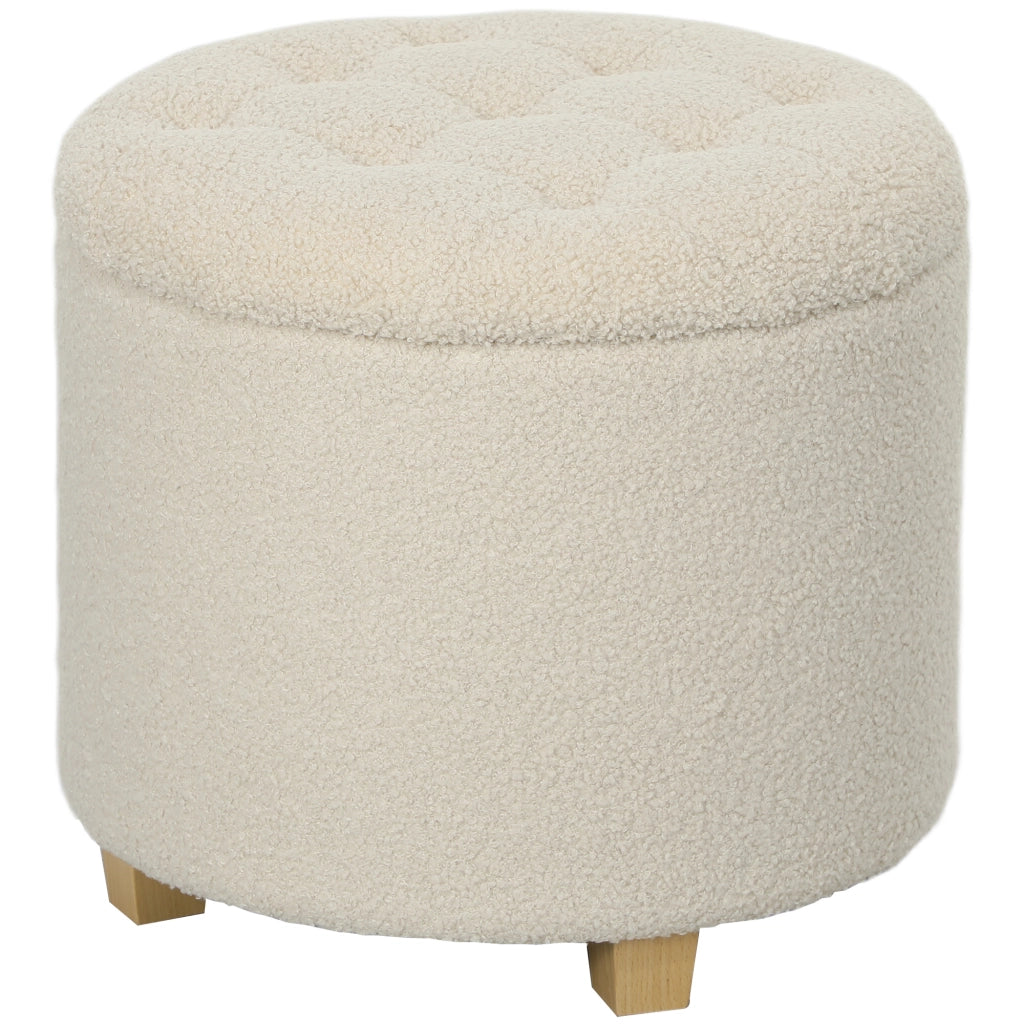 PANCHETTA Contenitore Ø45 x 41 cm Crema in poliestere