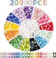 20 pietre quadrato con diamante, accessori per diamante per diamante 5D, accessori per diamante con diamante per adulti, 20.000 pezzi di pietre per diamante