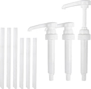 Doseerpompe con 3 lunghe e 3 corte tubi - contenitore per bottiglie per la barista a casa - disinfettante per le mani e shampoo
