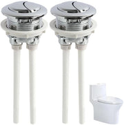 Set di Chiuse per Water di 2 pezzi - Universale - Doppia Flessibilità - Economia d'Acqua - Installazione Facile - Design Moderno - Chiuse per WC