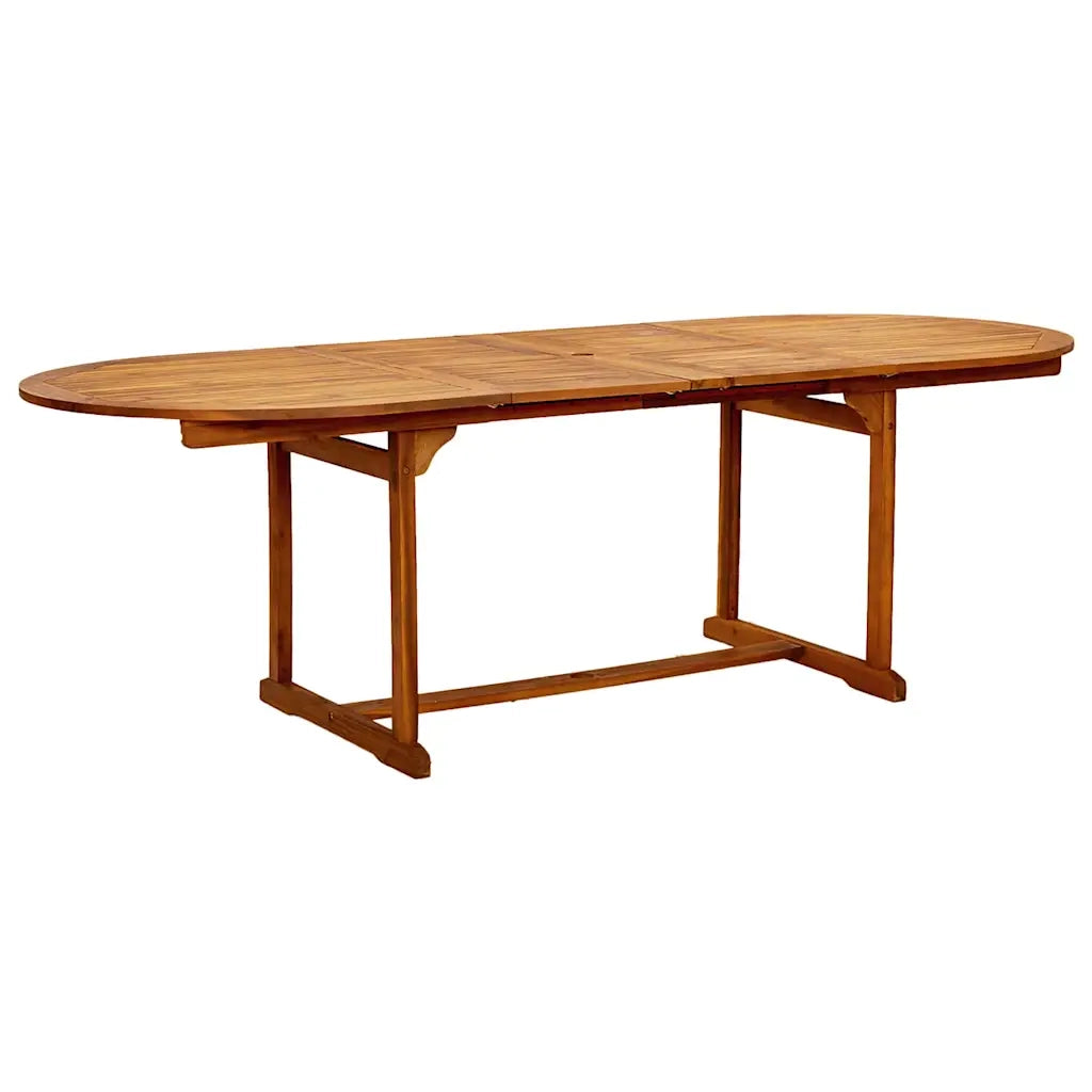 Set Pranzo da Giardino 9pz Legno Massello di Acacia e Textilene 3279263