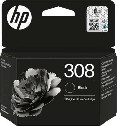 HP Cartuccia di inchiostro nero originale 308