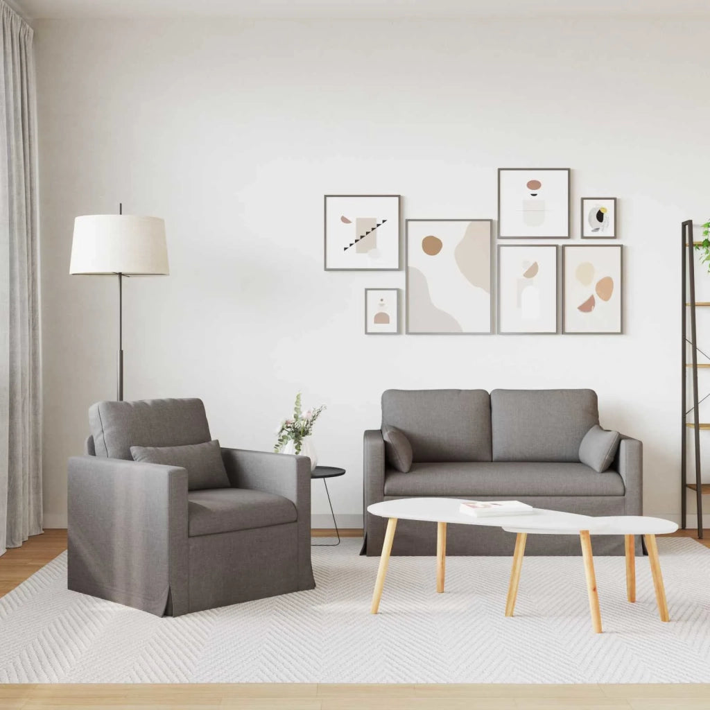 Set di divani 2 pcs Talpa 139 x 78 x 80 cm Tessuto