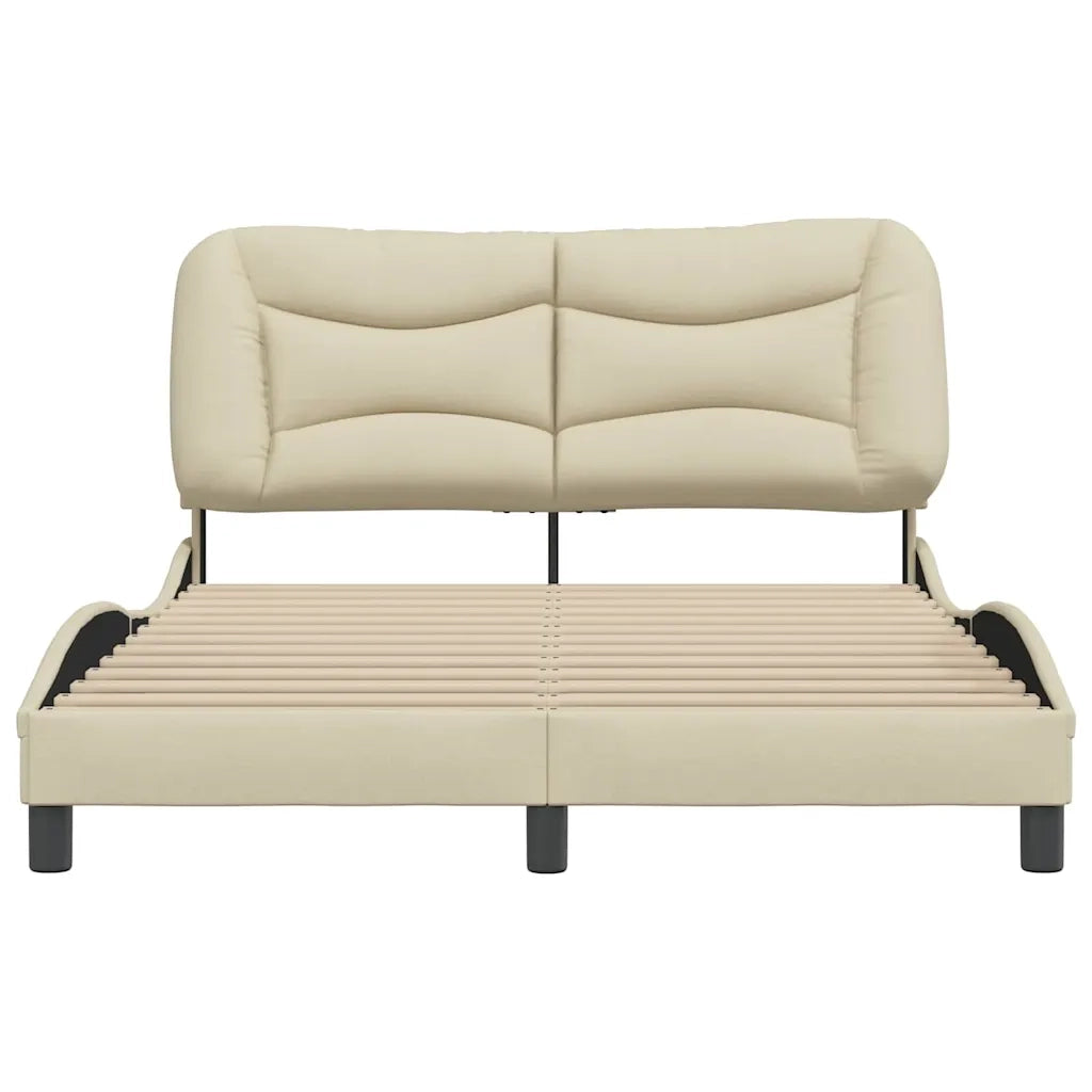 Giroletto senza Materasso Crema 120x200 cm Tessuto