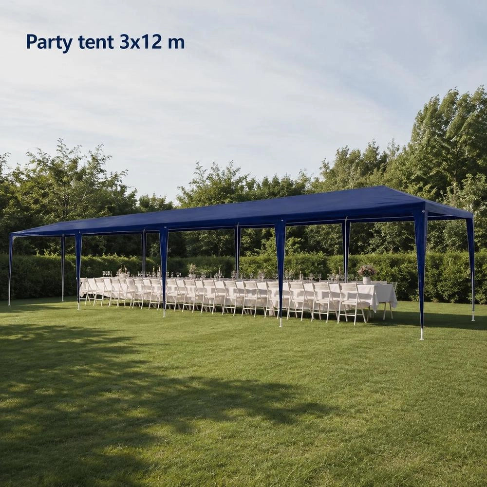 Party Tent 3x12 M PE Blue
