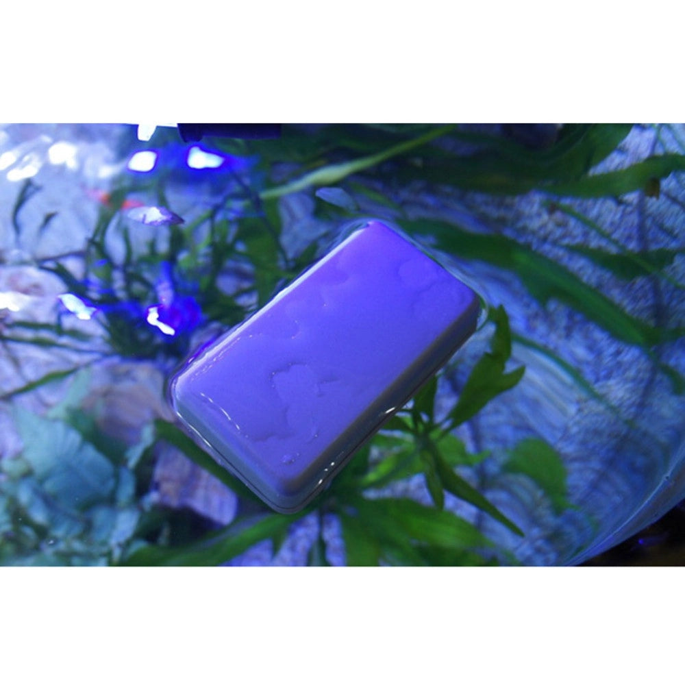 Trade Shop - Spazzola Magnetica Acquario Galleggiante Calamita Spessore 6-10mm Pulizia -