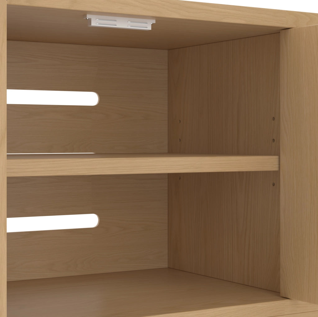 Mobile per gatti 140x40x45.5 cm 4 in 1 con ventilazione e tappetino graffi; truciolare; rovere