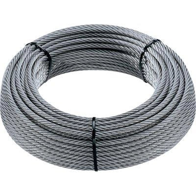 FUNE ACCIAIO ZINCATA MINIROLL - D.MM  5 L.MT  10- 2 pezzi