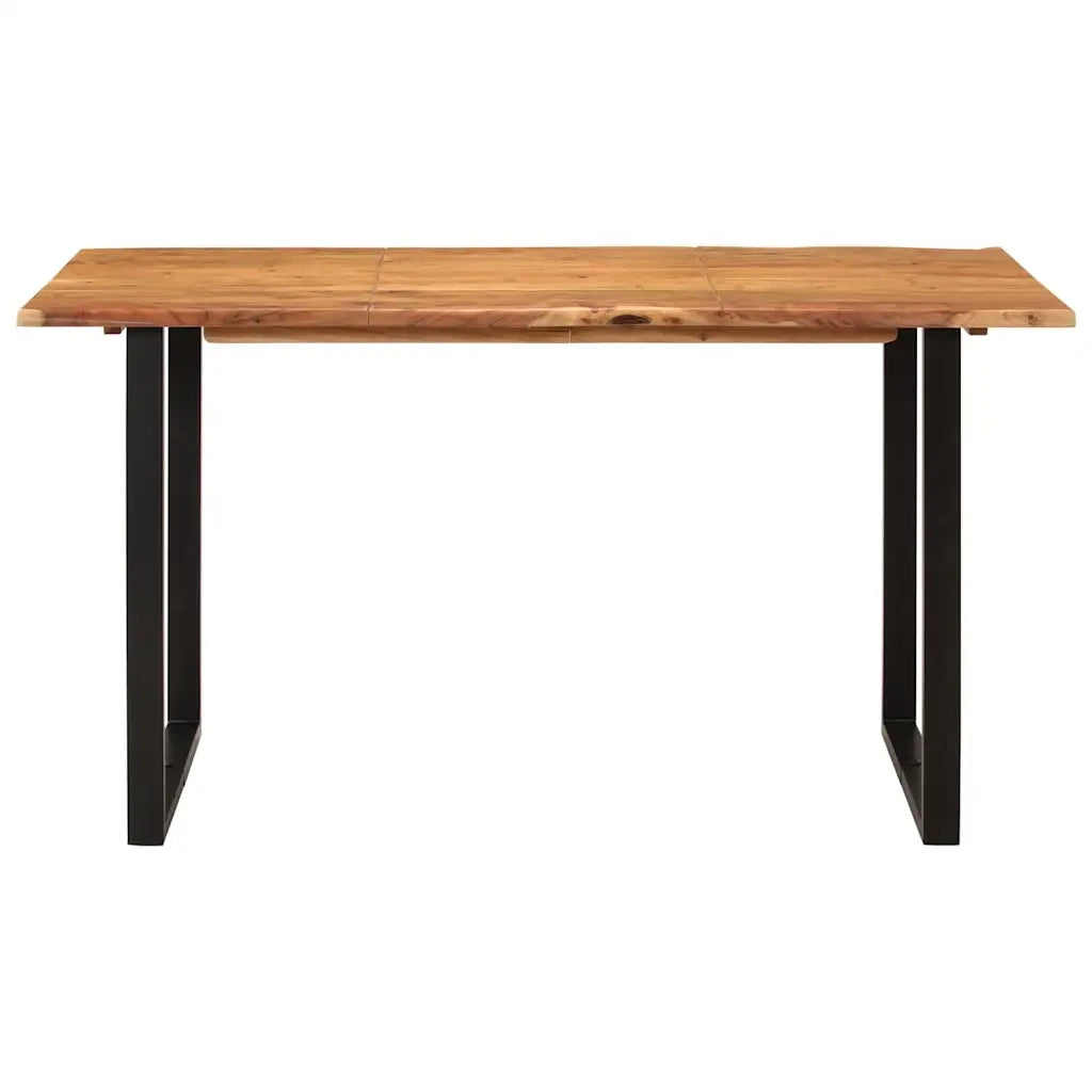 Tavolo da Pranzo | Tavolo da cucina 140x70x76 cm in Legno Massello di Acacia