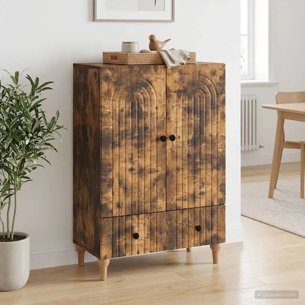 Credenza Rovere Fumo 66 x 34,5 x 95 cm Legno ingegnerizzato 894210