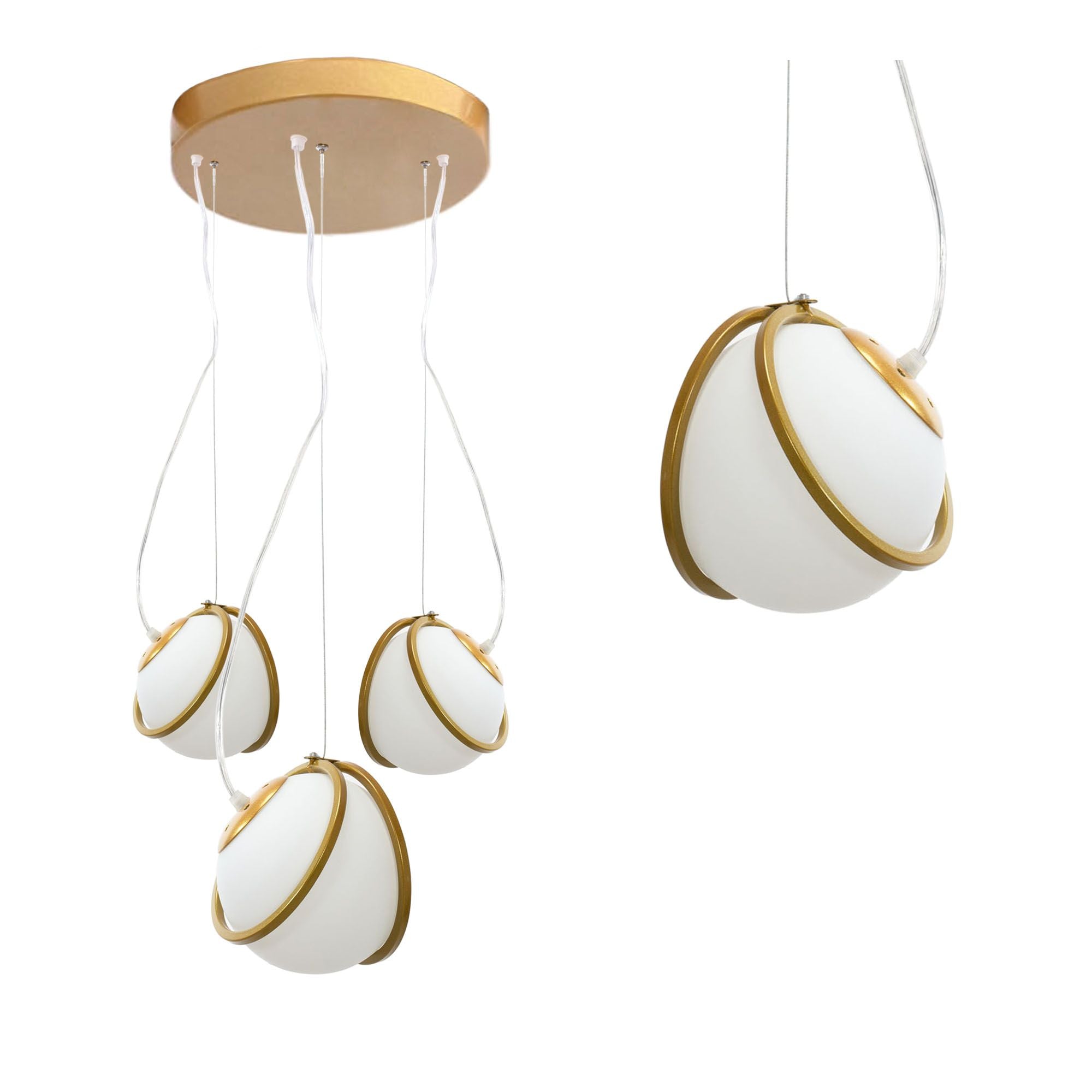 Lampada APP1090-3 Cp Gold White