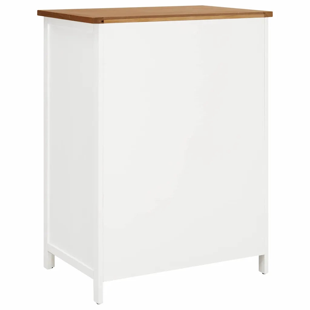 Guardaroba 76x52x105 cm in Legno Massello di Rovere cod mxl 55632