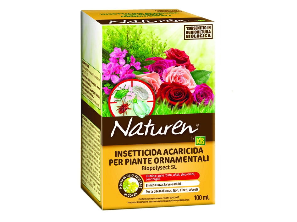 INSETTICIDA-ACARICIDA P/PIANTE ORNAMENTALI BIOPOLYSECT SL- - ml.100 - 2 pezzi KB