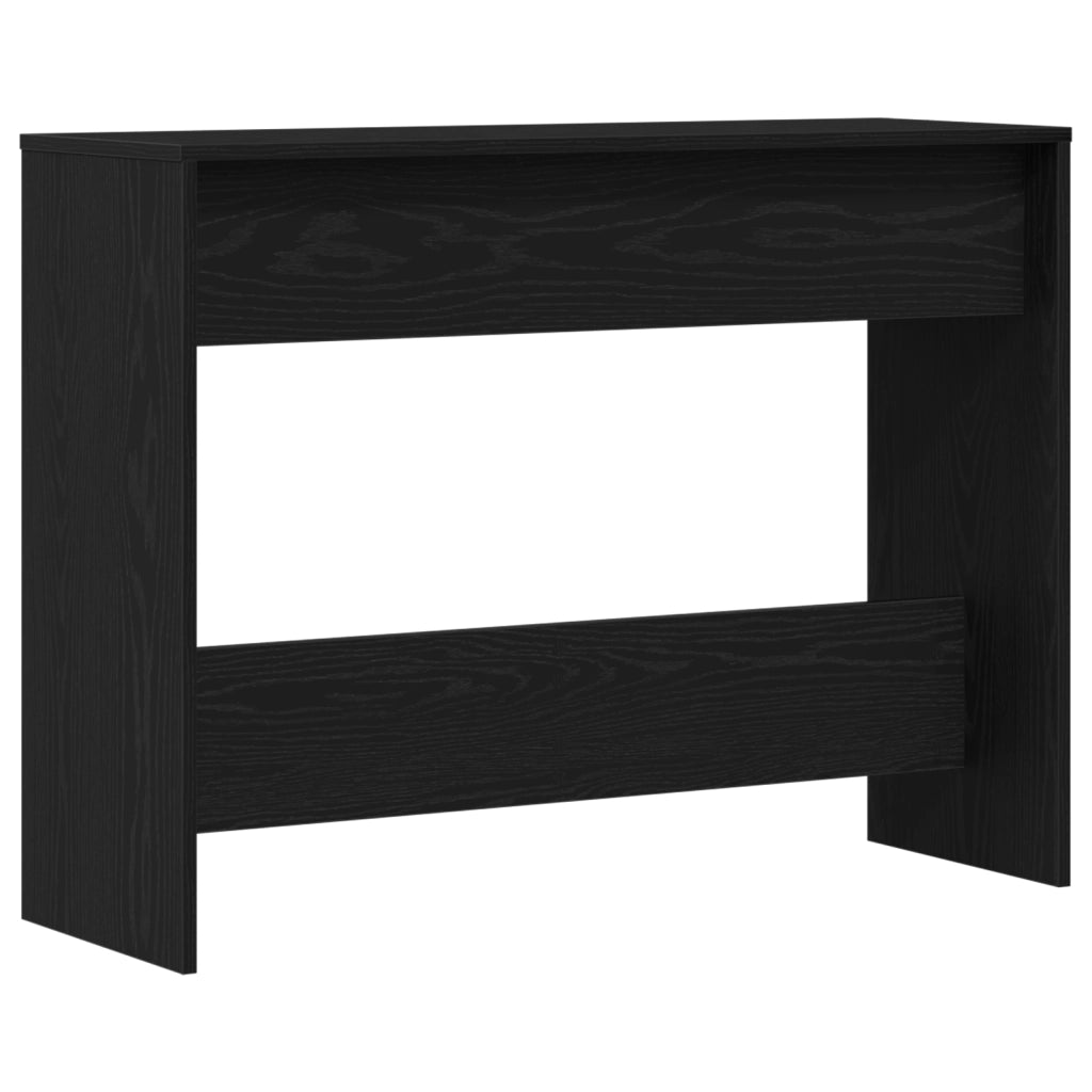 Tavolo Consolle in Rovere Nero - 100x35x76.5 cm - Legno ingegnerizzato