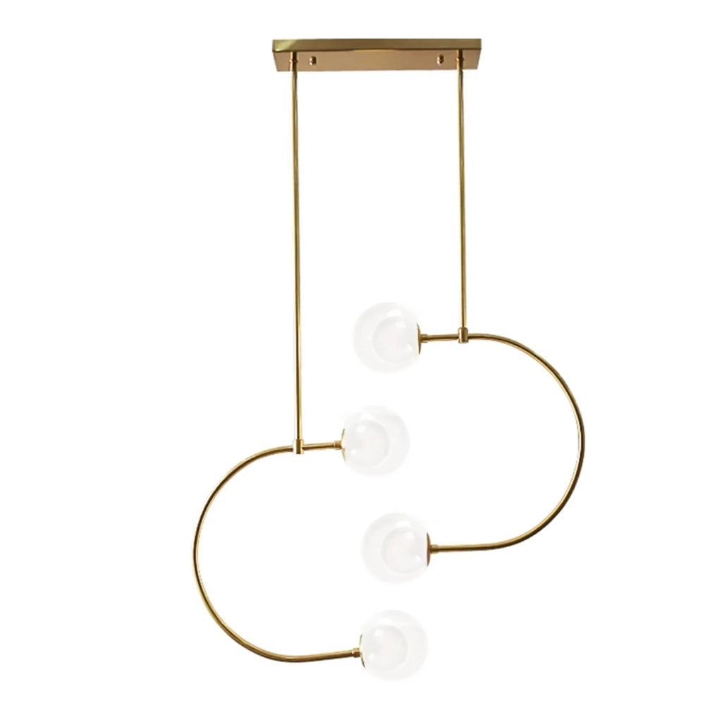 Lampada A Sospensione Sfere Di Vetro APP639-4CP Oro