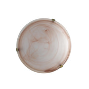 PLAFONIERA DUNA E27 D.30XH8CM TABACCO