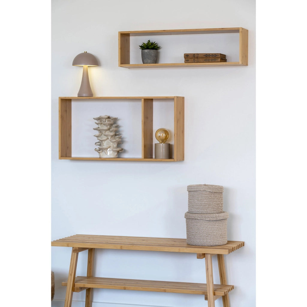 Mensola Ember, Marrone, Bamboo, 15x70x35,5 cm