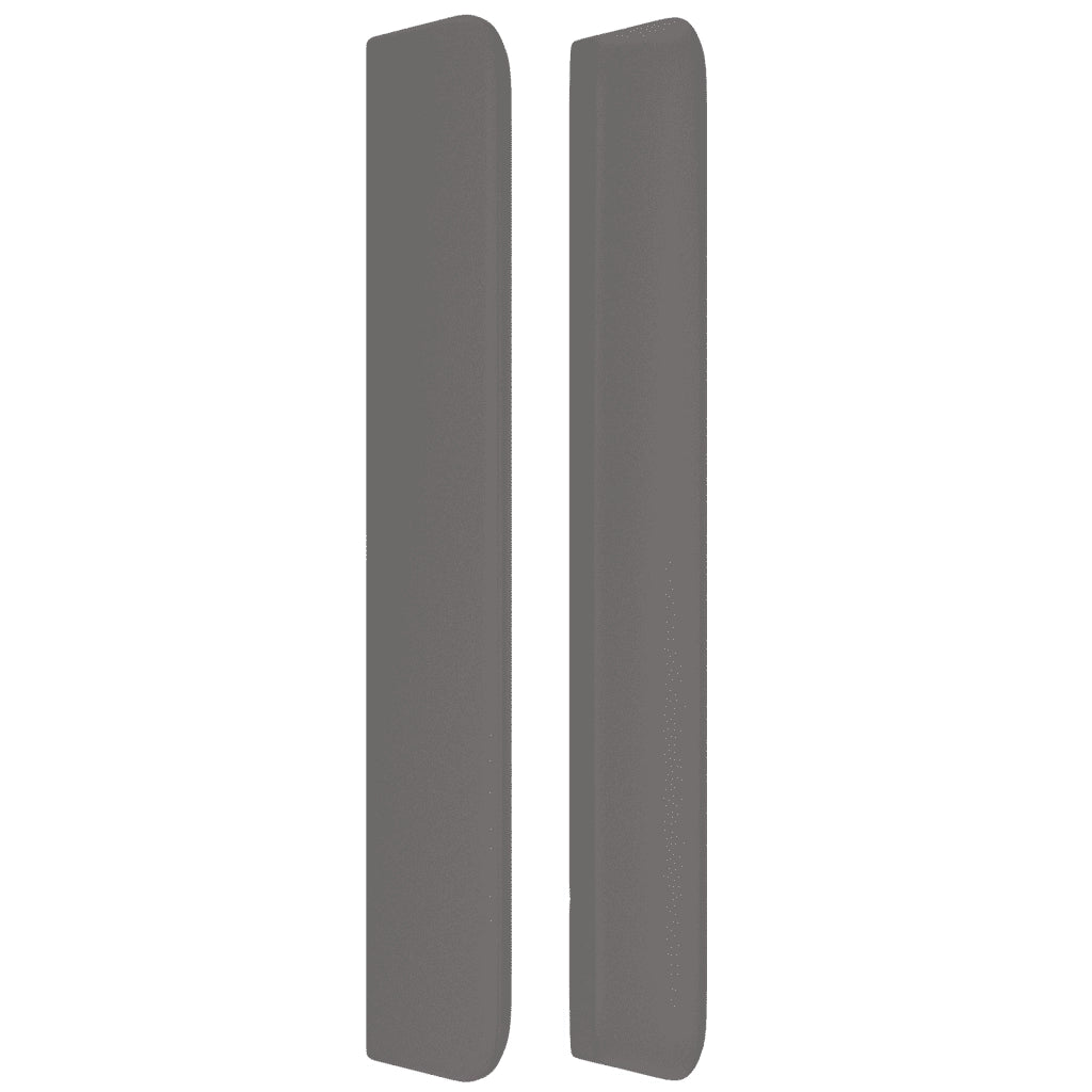 Giroletto a Molle con Materasso Grigio 140x200 cm in Similpelle 3132505