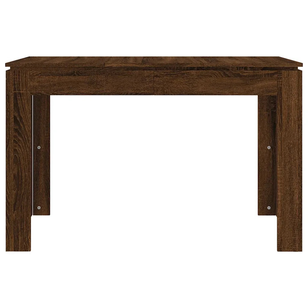 Tavolo da Pranzo Rovere Marrone 120x60x76 cm Legno Multistrato 815389