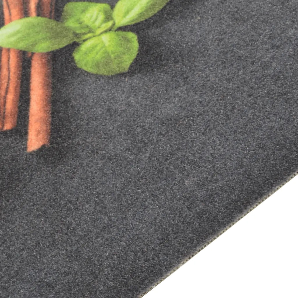 Tappeto da Cucina Lavabile Spezie 60x180 cm Velluto 136541